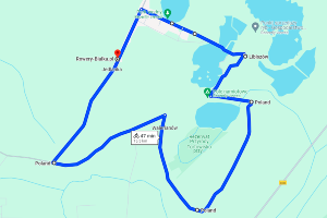 Trasa rowerowa 3 - okolice jeziora Białka
